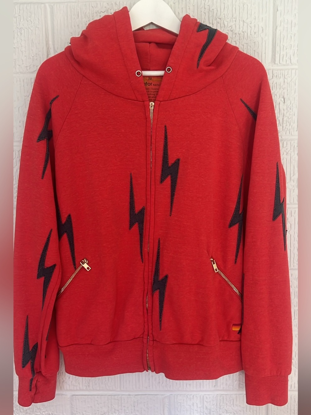 Rare Print Aviator Nation Women’s Hoodie Medium